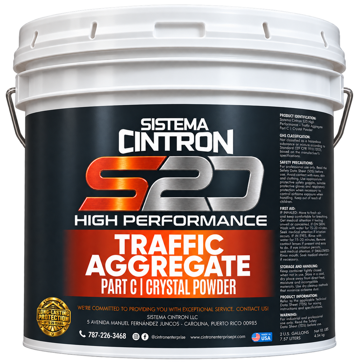 SISTEMA CINTRON S20 HIGH PERFORMANCE™ – TRAFFIC AGGREGATE C-SIDE